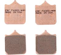 EBC FA322/4HH BRAKE PAD FA-HH SERIES SINTERED METAL KTM DUKE 690 2011