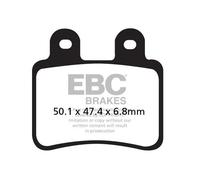 EBC FA350TT BRAKE PAD CARBON TT DIRT DERBI SENDA 125 CROSS CITY 2011