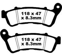 EBC FA388 BRAKE PAD FA SERIES ORGANIC HONDA CBF 600 N ABS 2011