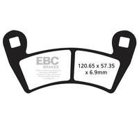 EBC FA452TT BRAKE PAD CARBON TT DIRT POLARIS RANGER 900 4X4 DIESEL 2013