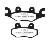 EBC FA484R BRAKE PAD FA-R SERIES SINTERED METAL CECTEK ESTOC 500 EFI 2X4 T5 2010