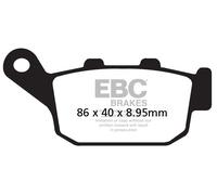 EBC FA496V PASTIGLIE FRENO SEMI-SINTERIZZATE A V HONDA CMX 300 REBEL 2017