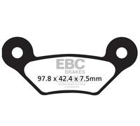 EBC FA609R BRAKE PAD SINT R SERIES FOR JOHN DEERE XUV 825 I 4X4 GATOR S4 2014