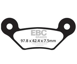 EBC FA609R BRAKE PAD SINT R SERIES FOR JOHN DEERE XUV 825 I 4X4 GATOR S4 2015
