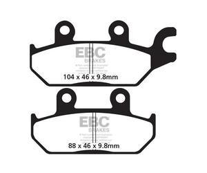 EBC FA642TT BRAKE PAD CARBON TT DIRT YAMAHA YXM 700 D 4X4 VIKING 2014