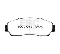 EBC Freni S9KF1312 S9 Kit Yellowstuff E Rotori USR Compatibili Con 10-18 Odyssey