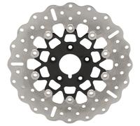 EBC FSD026CBLK Rotore Del Freno A Disco Con 10 Pulsanti - Contour - Cromo Nero