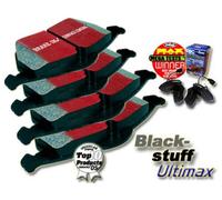 Set di pastiglie dei freni anteriori EBC Nere per BMW E60/E61