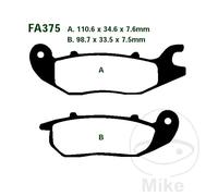 EBC Biologico Pastiglie Dischi Freni Anteriori (1 Set) Per Honda CBR125R (2004 A