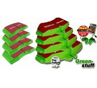 EBC Pastiglie Freno Materia Frontale + Posteriore per Opel Corsa D