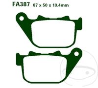 EBC FA387V PASTIGLIA FRENO METALLO SEMI-SINTERIZZATO HARLEY XL 883 L LOW 2005