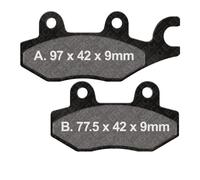 EBC Pastiglie Freno (SCOOTER PURPOSE) K YMCO DINK FRONT