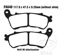 Ebc Fa-v Series Fa640v Sintered Brake Pads Nero