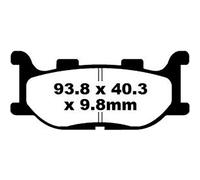 Pastiglie freno sinter serie Sfa-HH scooter Ebc Adiva Ad Yamaha Cp/yp/xp Italjet