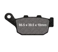FA140 PASTIGLIE ORGANICHE ARAMID POSTERIORI EBC HONDA CBR 250 R 1987-1989