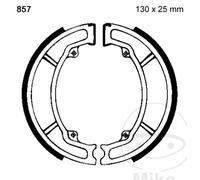 EBC Pinze Freno Senza Molle 857 130x25mm per Peugeot Elyseo 125 1998,