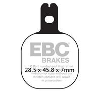 Ebc Plaquettes De Frein Fa Series Organic Fa184