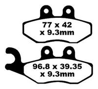 Ebc Plaquettes De Frein Frittées Sfa-hh Series Sfa353hh