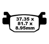 Ebc Plaquettes De Frein Frittées Sfa-hh Series Sfa415hh
