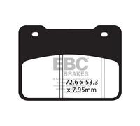 Ebc Plaquettes De Frein Frittées Sfa-hh Series Sfa627hh