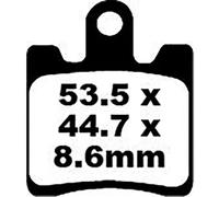 Ebc Plaquettes De Frein Sfa Series Organic Sfa283/4