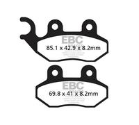 EBC SFA264HH BRAKE PAD HH SINT SCOOTER GENERIC (KSR MOTO) VENDETTA 50 2012