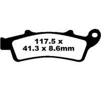 COPPIE/PASTIGLIE APRILIA SCARABEO 125 2004/2006 SFA324 SFA298 EBC ANT POST FRENO