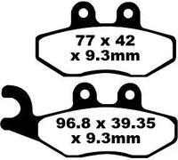 EBC SFA353HH BRAKE PAD HH SINT SCOOTER VESPA GTS 300 I.E. SUPER 2014