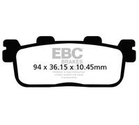 EBC SFA607 PASTIGLIE FRENO SERIE SFA ORGANICHE SCOOTER KYMCO PEOPLE 200 S I 2015