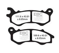 EBC SFAC603 BRAKE PAD SFAC-SERIES CARBON SCOOTER PEUGEOT DJANGO 150 CBS 2020