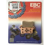 EBC Sinterizzato Posteriore Pastiglie Freno (1 Set) Per KTM SX65 (2009 A 2022)