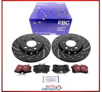 EBC Turbogroove Dischi & Pastiglie per Audi S3 Tt Golf IV R32 Leon Cupra 1KF