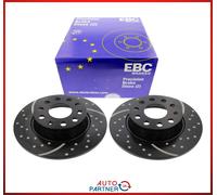 EBC Turbogroove Disco Posteriore per VW Golf 7 Gti Octavia Rs Leon S3 272 MM