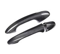 EBDFGHK Copri Maniglia Guscio Auto Compatibile con Benz per Classe C W205 per AMG GT 2 Porte 3 Pezzi LHD RHD E Senza Foro per Chiave Remota Adesivi Maniglie delle Portiere in Fibra Carbonio