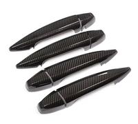 EBDFGHK Copri Maniglia Guscio Auto Compatibile con BMW per X1 F48 2016 2017 Copertura per Maniglia Esterna della Portiera Dell'auto in Fibra di Carbonio con Trama Accessori Esterni per Auto