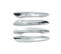 EBDFGHK Copri Maniglia Guscio Auto Compatibile con Mazda 3 per BP di Quarta Generazione 2019-2024 2020 Copertura Maniglia Porta Cromata ABS Accessori Auto Set Adesivi in Fibra di Carbonio