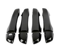 EBDFGHK Copri Maniglia Guscio Auto Compatibile con per Civic 10th 2016 2017 2018 2019 2020 LHD Fibra di Carbonio Texture Nero Lucido Copertura per Maniglia Esterna della Portiera