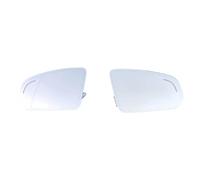EBDFGHK Specchio Vetro Auto Compatibile con Volvo per S60L 2020-2022 per S90 2017-2024 Specchietto Retrovisore Parallelo Ausiliario Lenti per Angolo Cieco Lenti in Vetro Riscaldate Accessori per Auto