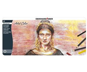 Eberhard Faber 516937 - Set da disegno Artist Colour, 37 pezzi, per schizzi e disegni a gesso