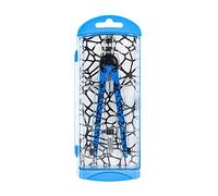 Eberhard Faber 571702 - Bussola a regolazione rapida blu neon, set di bussole con ricambi e puntali per bussole