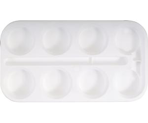 EBERHARD FABER 577000 - Scatola vuota, adatta per 8 pastiglie di colore con diametro di 44 mm, utilizzabile anche come tavolozza per miscelare i colori