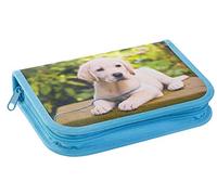 Eberhard Faber 577558 - Cane portamatite, con 42 utensili da scrittura, astuccio per la scuola