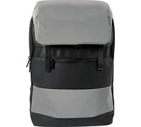 Eberhard Faber 577635 - Zaino scuola Reflektor nero-grigio X-Style, con 2 scomparti, scomparto per laptop e riflettori