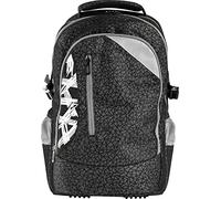 Eberhard Faber 577642 - Zaino scuola Teenager nero-grigio, X-Style Pro, volume 30 litri