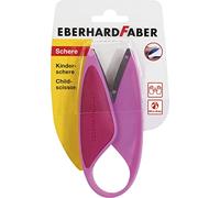 Eberhard Faber 579928 - Forbici per bambini per mancini e destri, ideali per il taglio e il bricolage con bambini piccoli, rosa