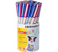 Eberhard Faber 510555 - Matite per imparare a scrivere Colori, set di 50 matite, grado di durezza B