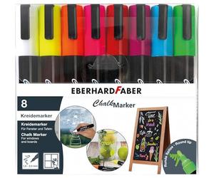 Eberhard Faber - Set di pennarelli a gesso, 8 pezzi