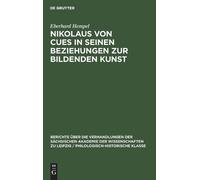 Eberhard Hempel Nikolaus Von Cues in Seinen Beziehungen Zur B (Copertina rigida)