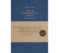 Eberhard Nestle Novum Testamentum Graece-FL ) (Rilegato in ecopelle)
