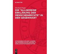 Eberhard Poppe Die "Allgemeine Erklärung Der Menschenrechte" (Copertina rigida)